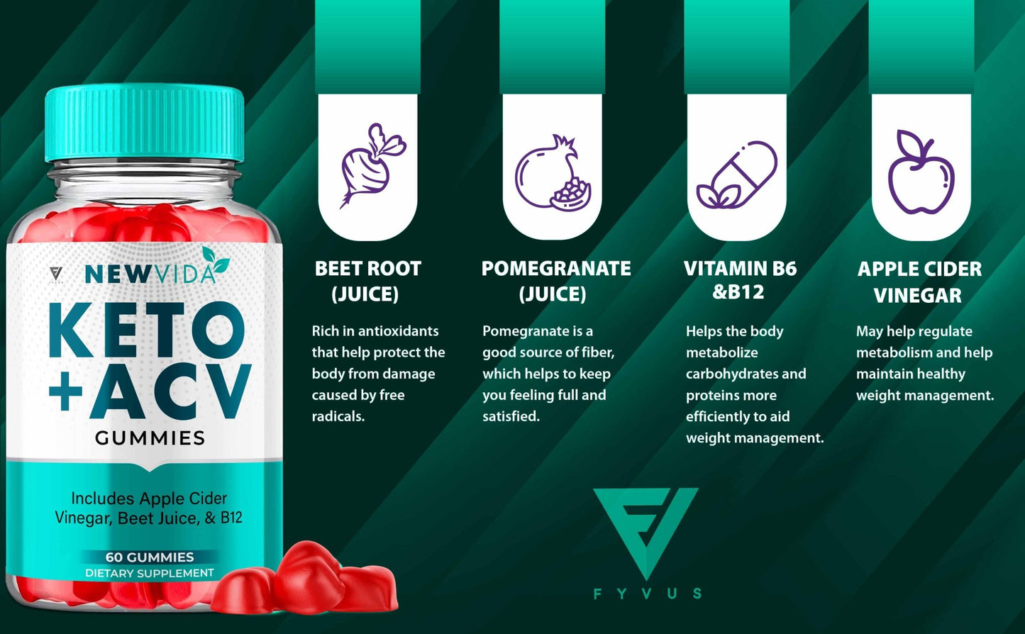 NewVida - Keto ACV Gummies - Vitamin Place