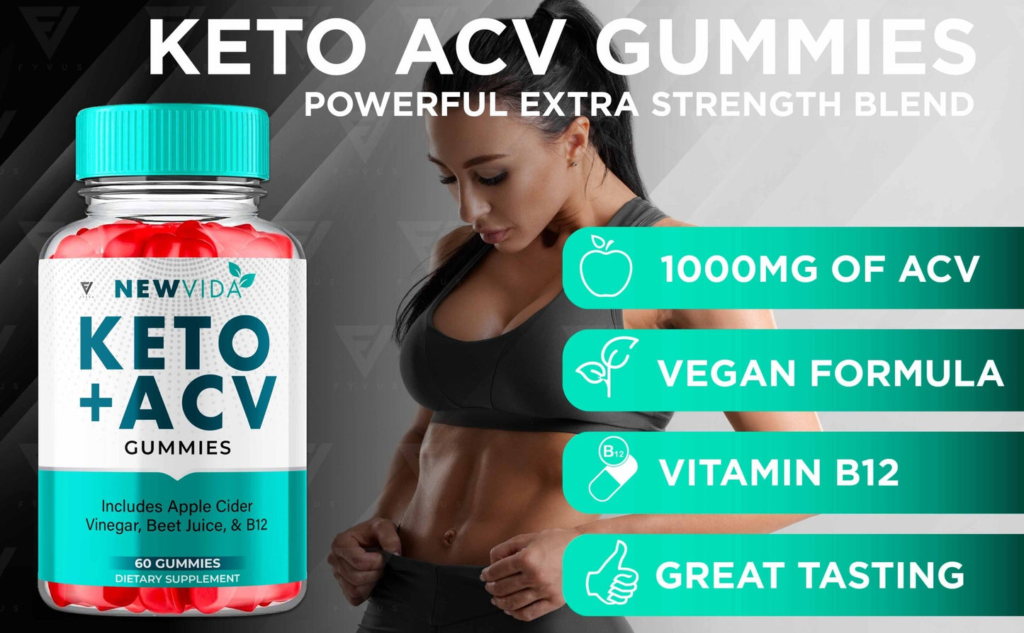 NewVida - Keto ACV Gummies - Vitamin Place