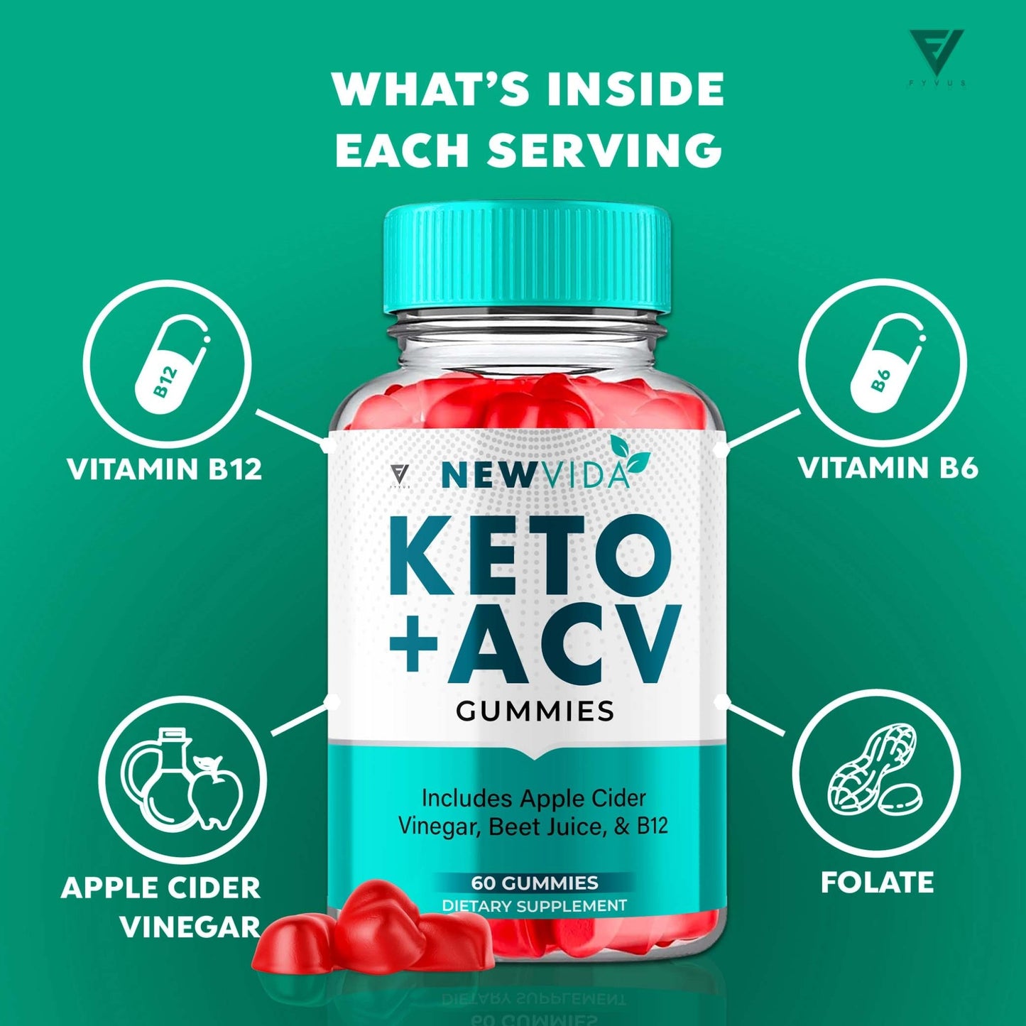 NewVida - Keto ACV Gummies - Vitamin Place