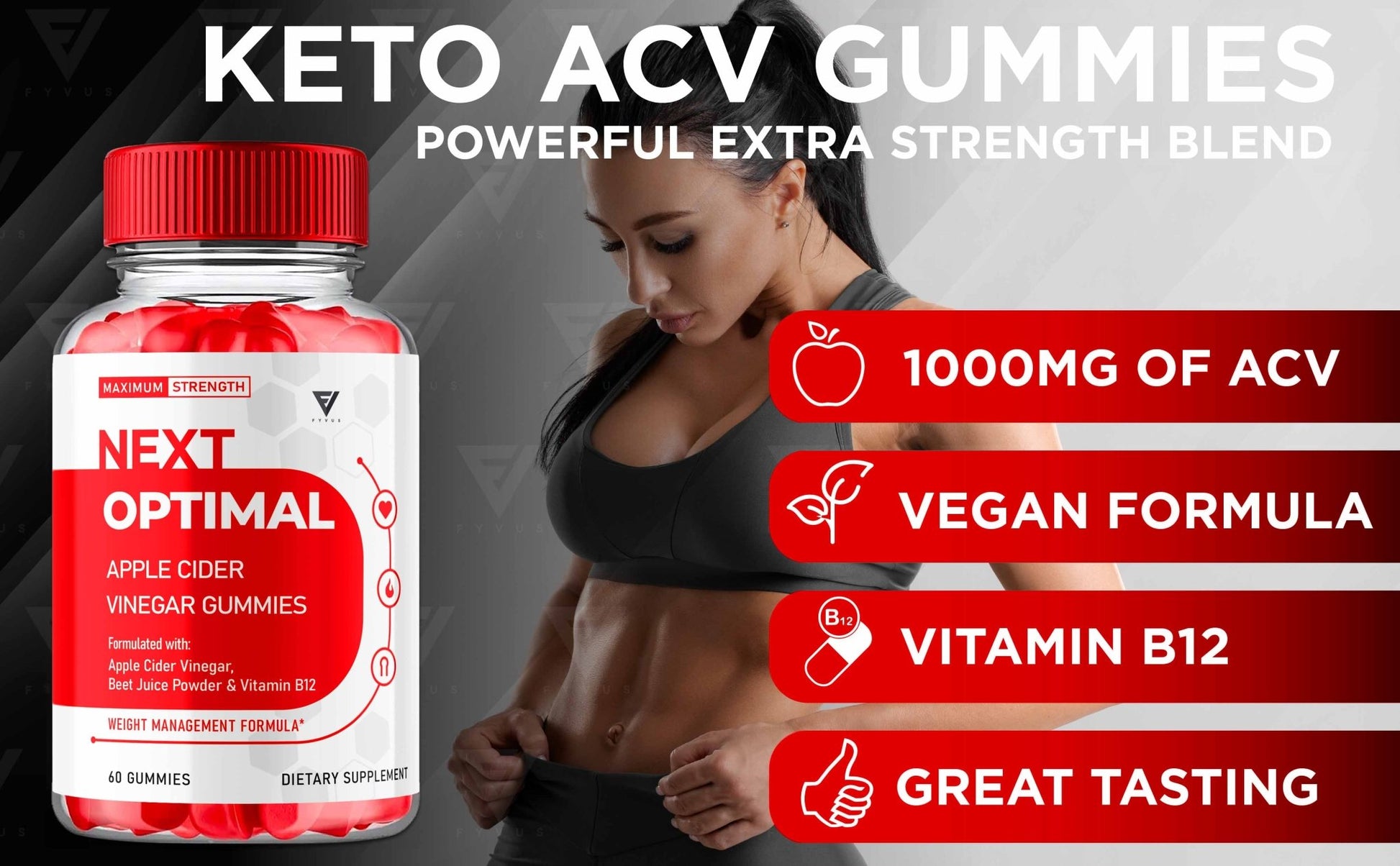 Next Optimal - Keto ACV Gummies - Vitamin Place