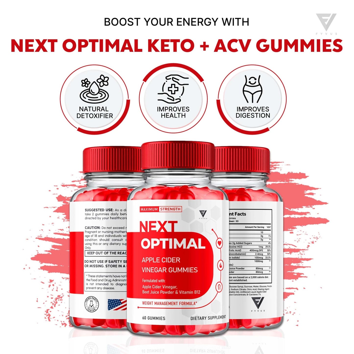 Next Optimal - Keto ACV Gummies - Vitamin Place