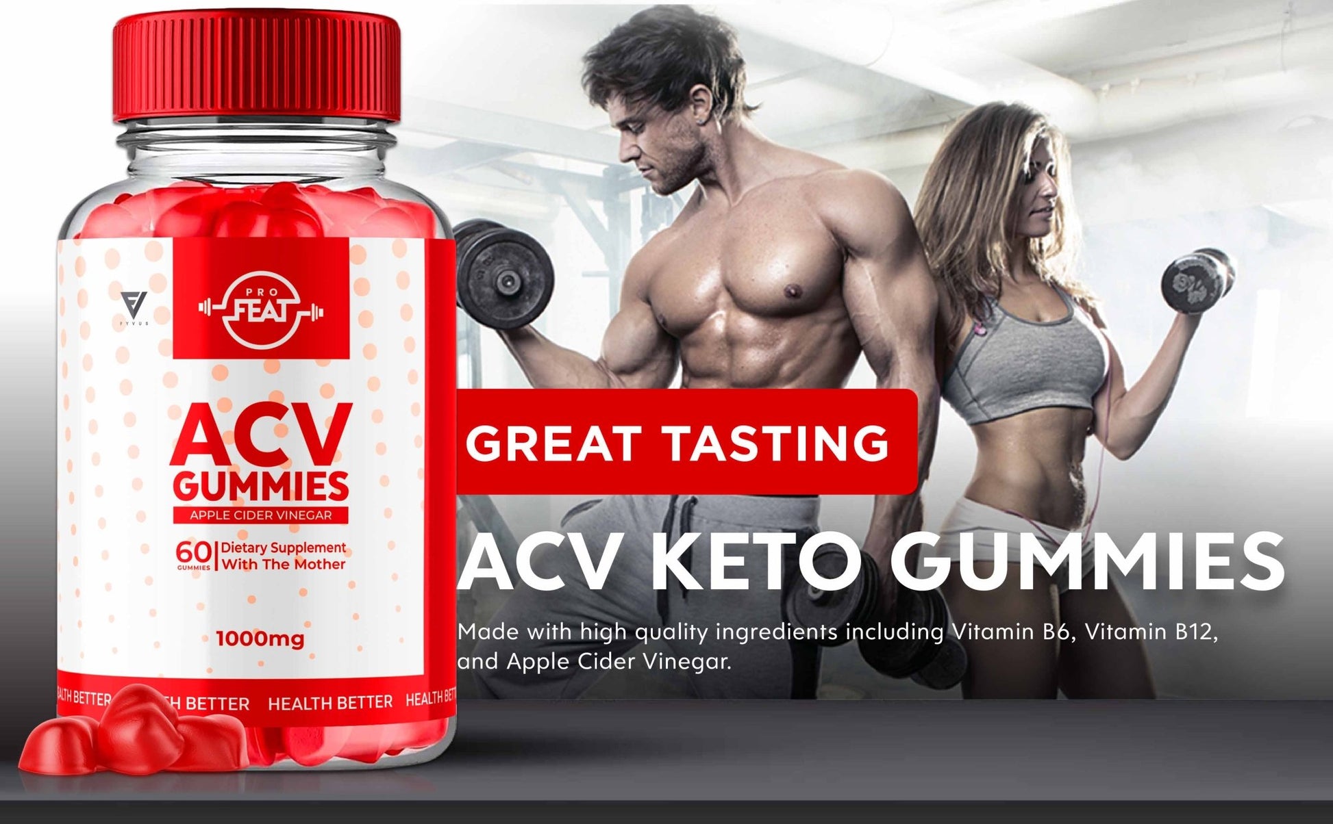 Pro Feat - Keto ACV Gummies - Vitamin Place