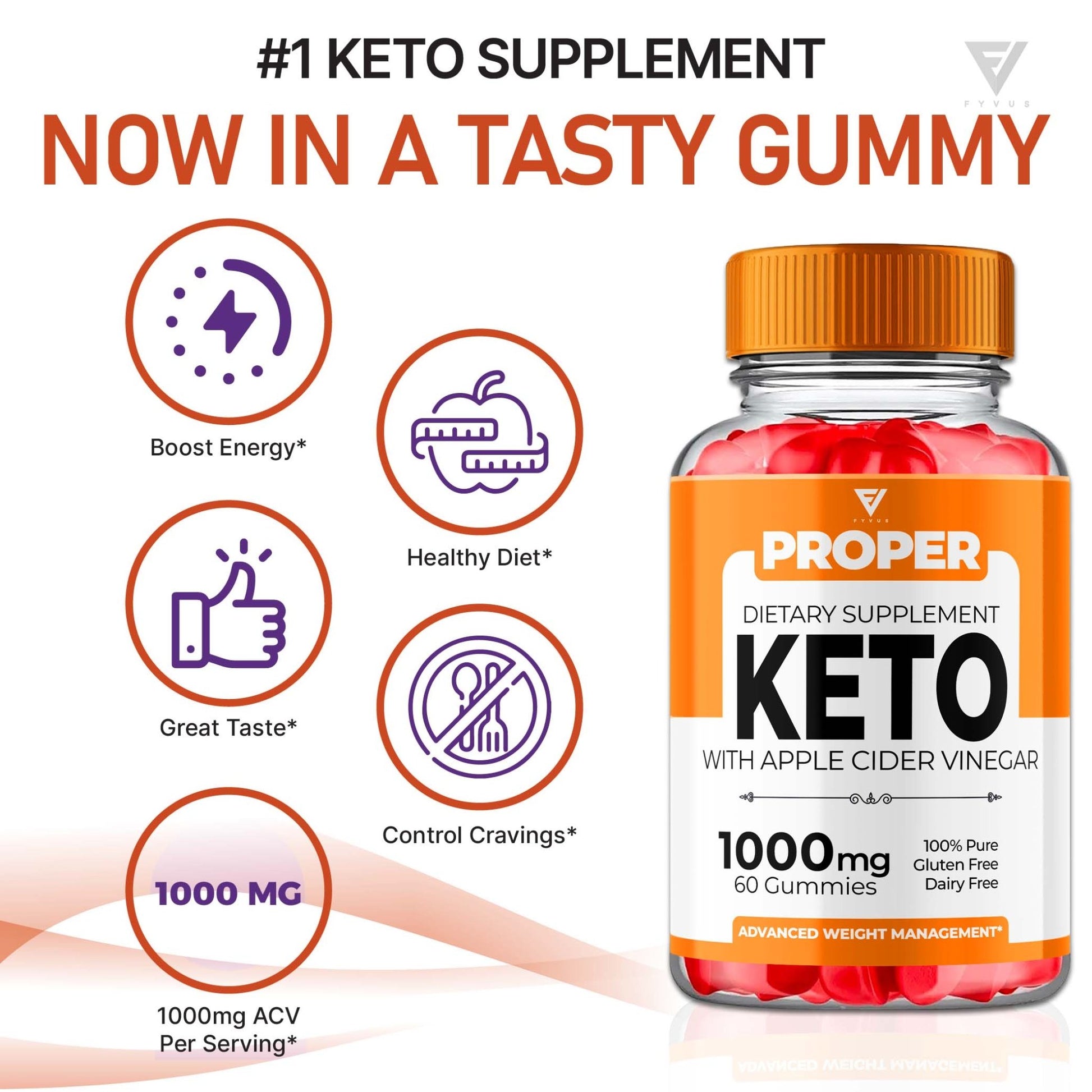 Proper - Keto ACV Gummies - Vitamin Place