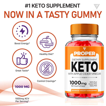 Proper - Keto ACV Gummies - Vitamin Place