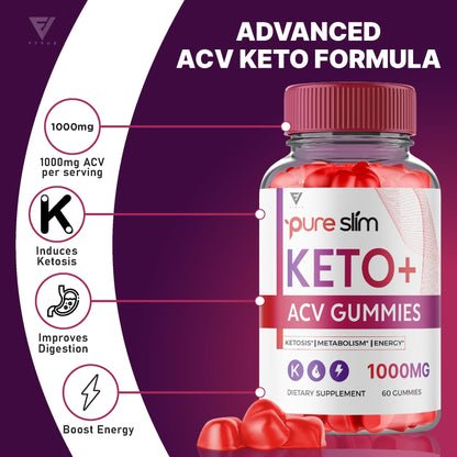 Pure Slim - Keto ACV Gummies - Vitamin Place