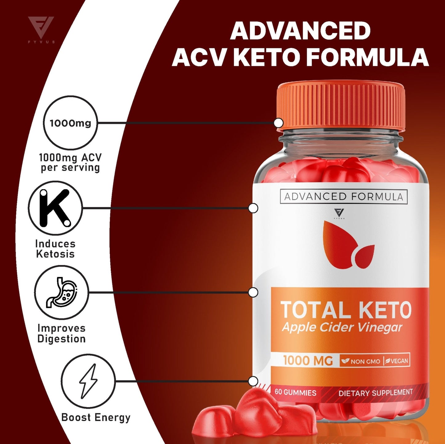 Total Keto ACV Gummies - Vitamin Place