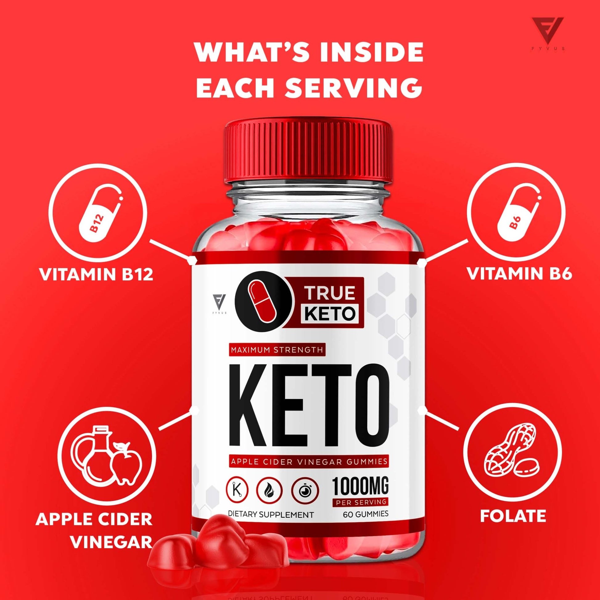 True Keto - Keto ACV Gummies - Vitamin Place