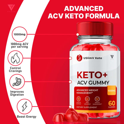 USlimV Keto - Keto ACV Gummies - Vitamin Place