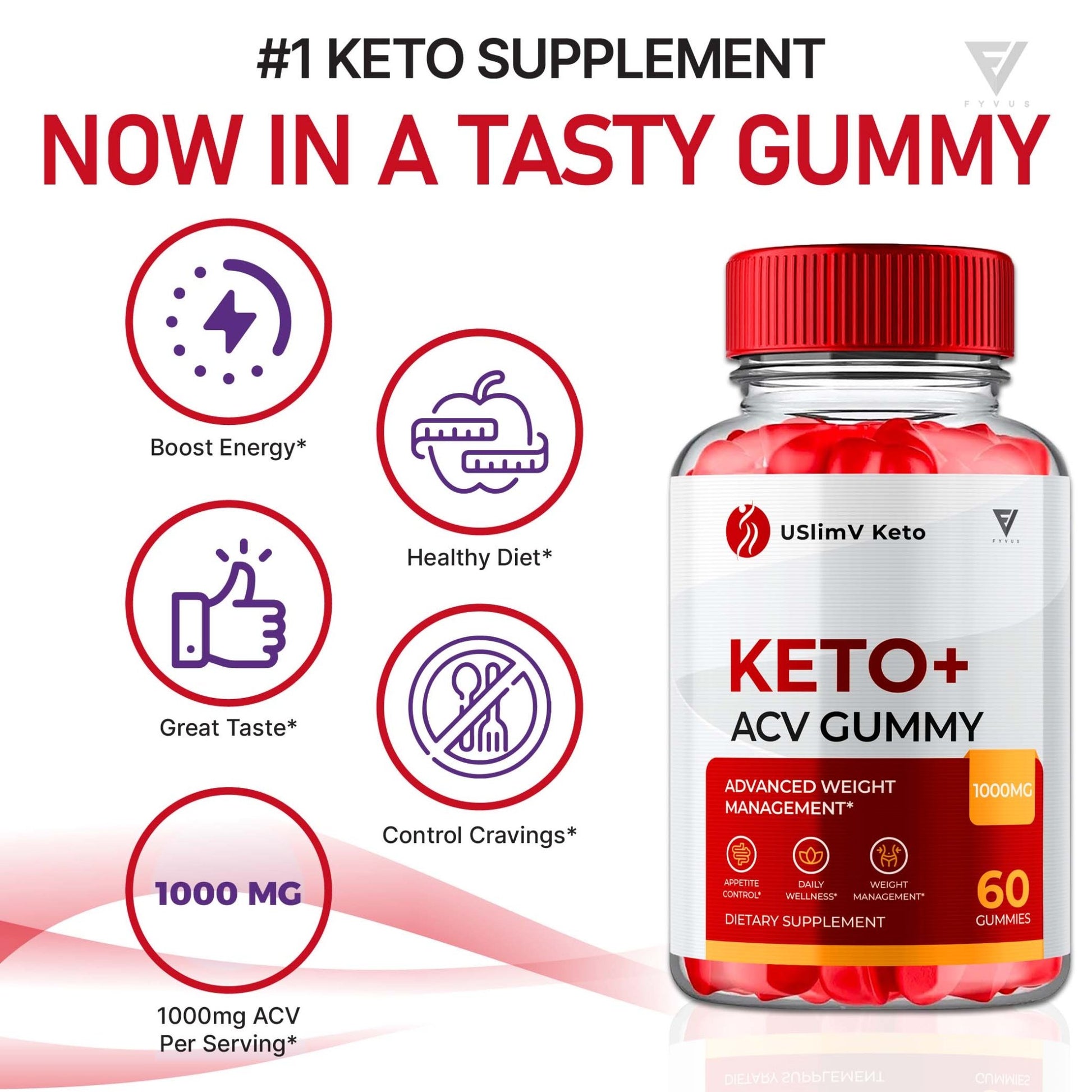 USlimV Keto - Keto ACV Gummies - Vitamin Place