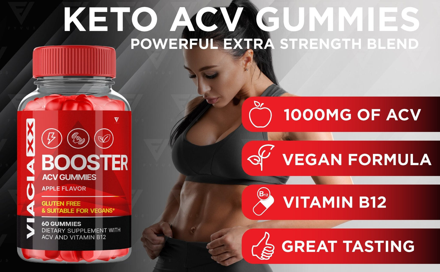 Viacia XX - Keto ACV Gummies - Vitamin Place