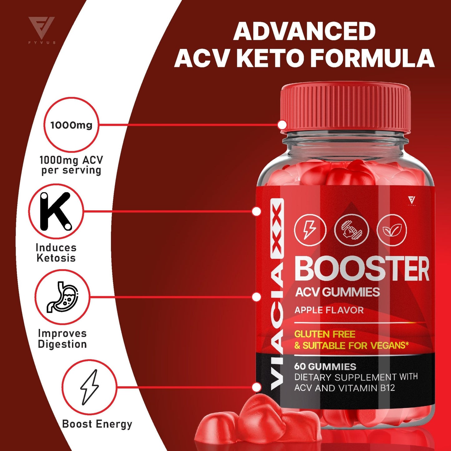 Viacia XX - Keto ACV Gummies - Vitamin Place