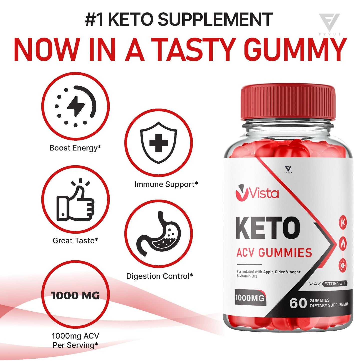 Vista Keto ACV Gummies - Vitamin Place