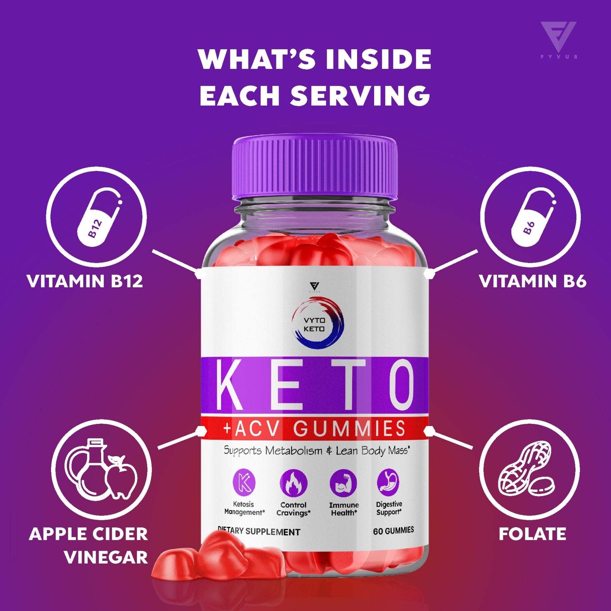 VYTO Keto - Keto ACV Gummies - Vitamin Place