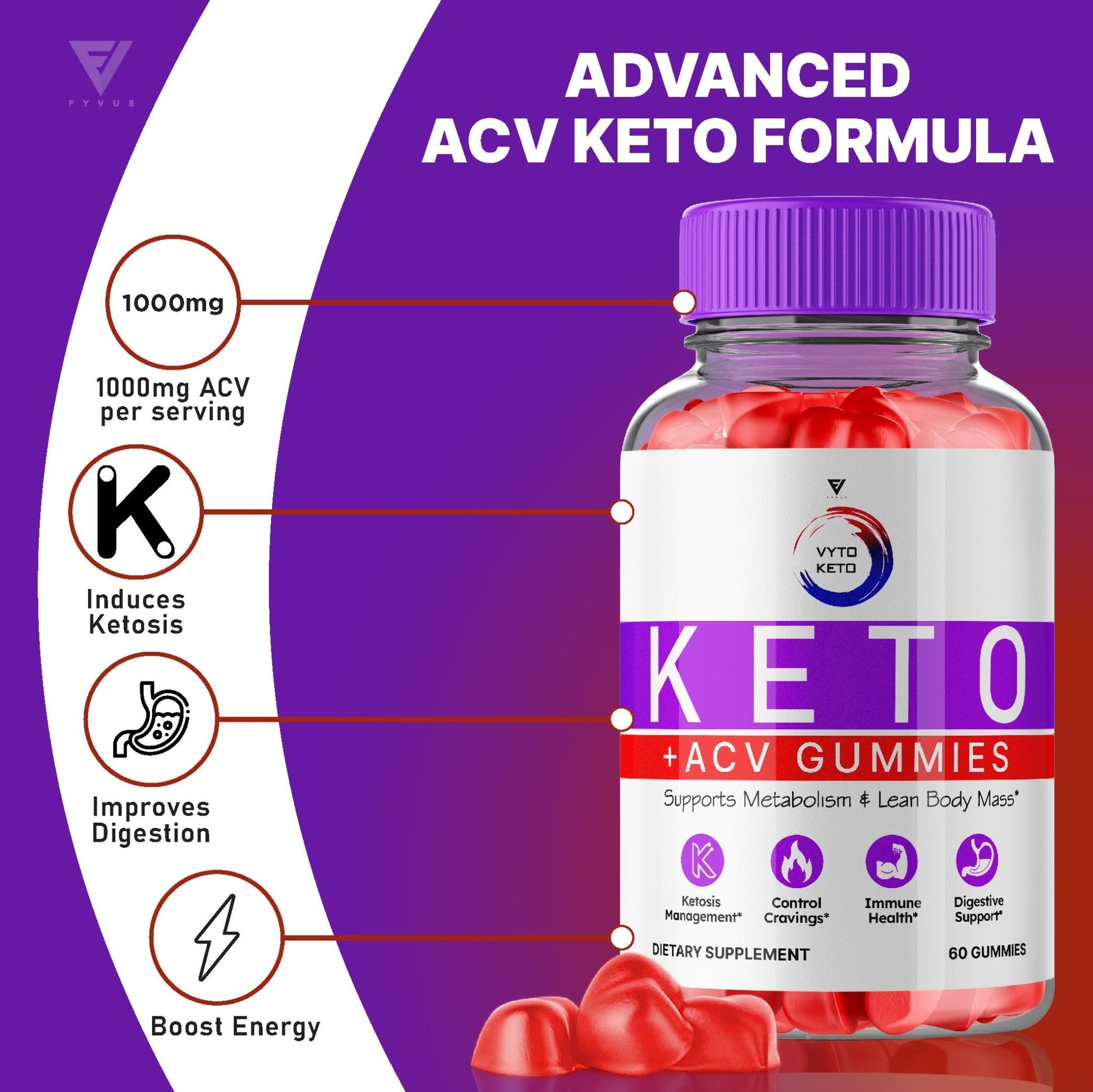 VYTO Keto - Keto ACV Gummies - Vitamin Place