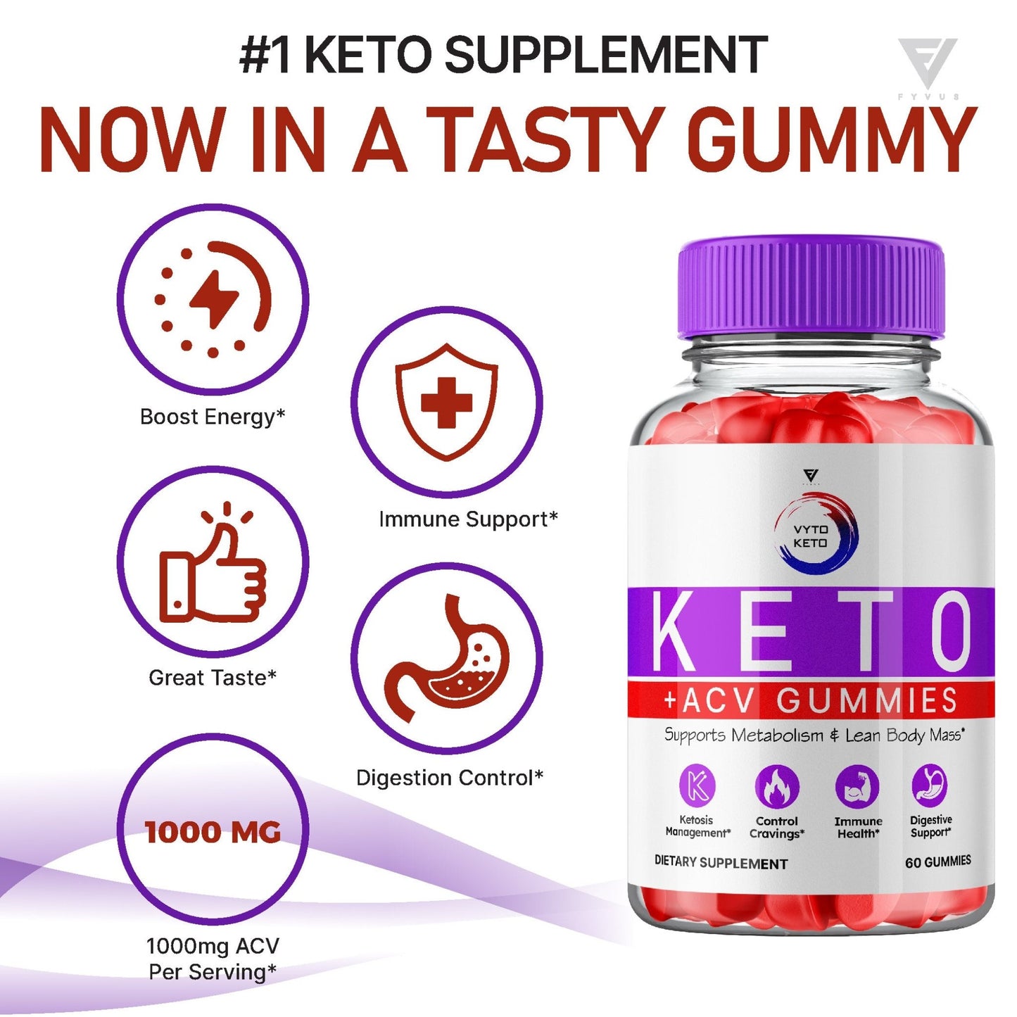 VYTO Keto - Keto ACV Gummies - Vitamin Place