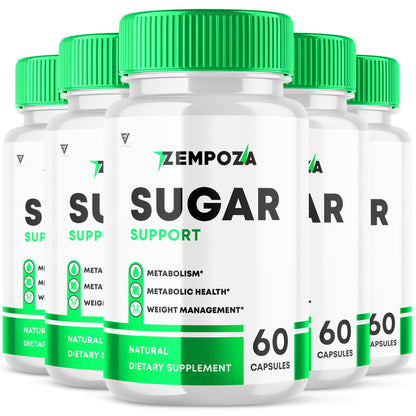 Zempoza Sugar Support - Blood Health Capsules - Vitamin Place