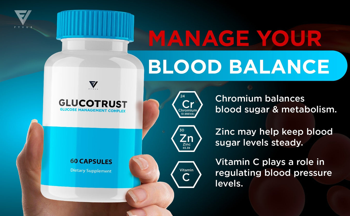 Glucotrust Blood-Sugar Capsules - Vitamin Place