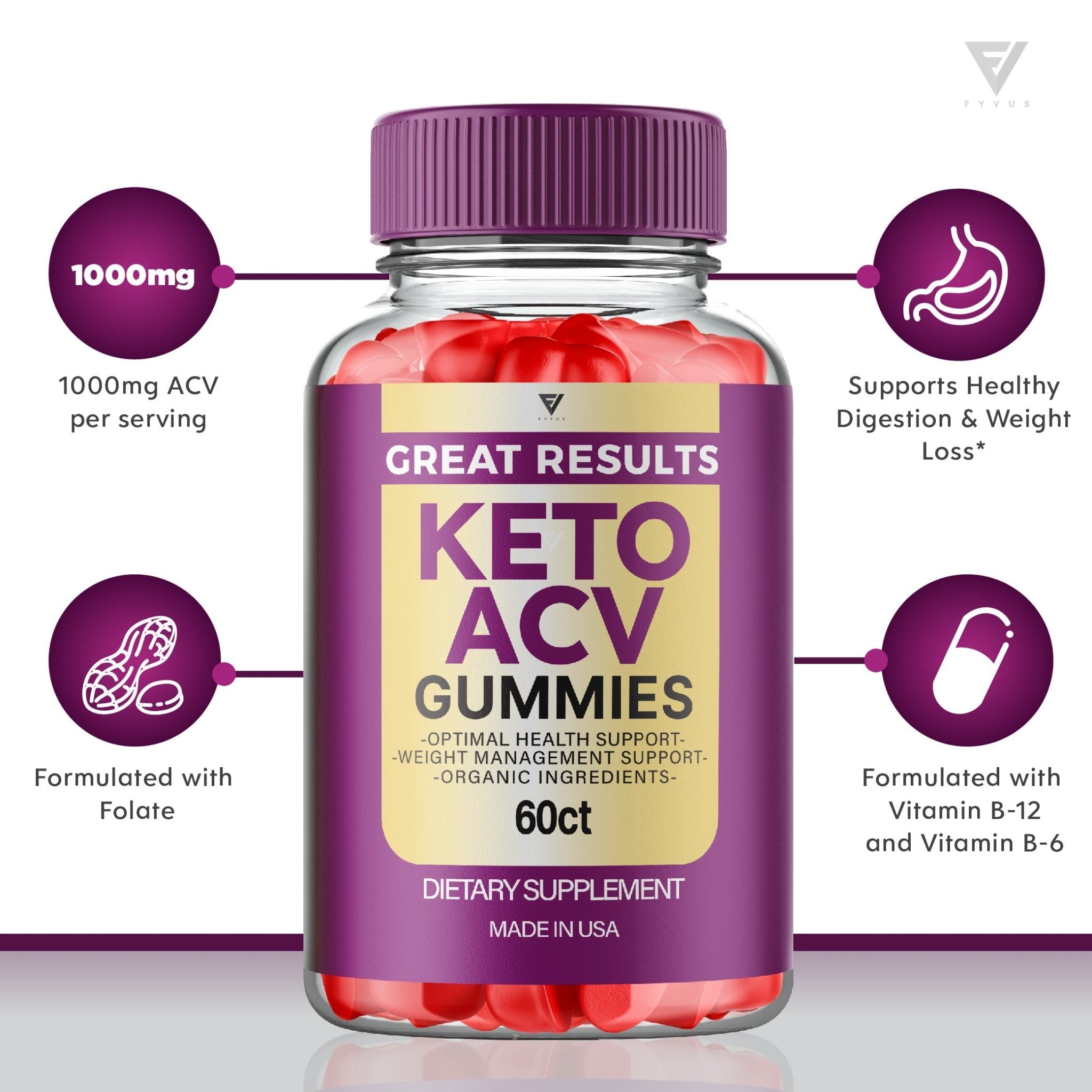 Great Results Keto ACV Gummies - Vitamin Place