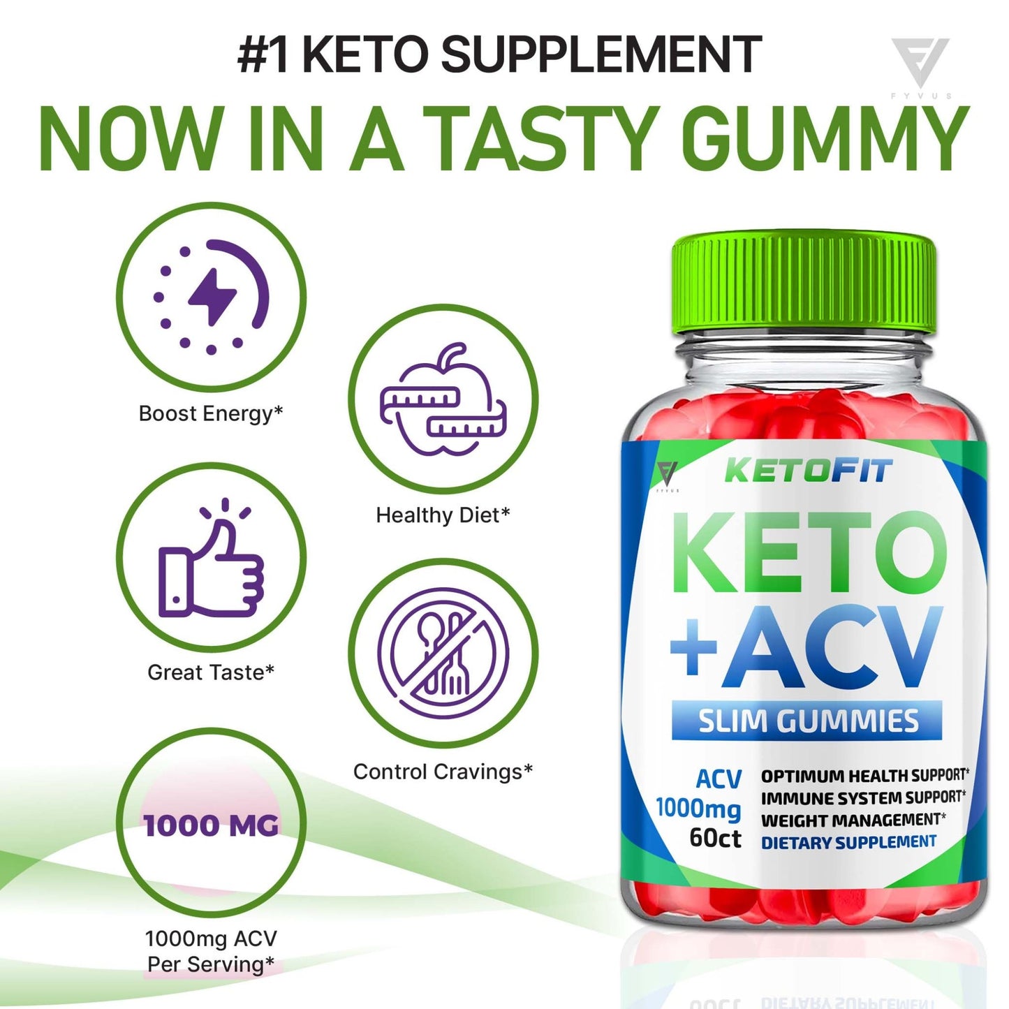 KetoFit - Keto ACV Gummies - Vitamin Place