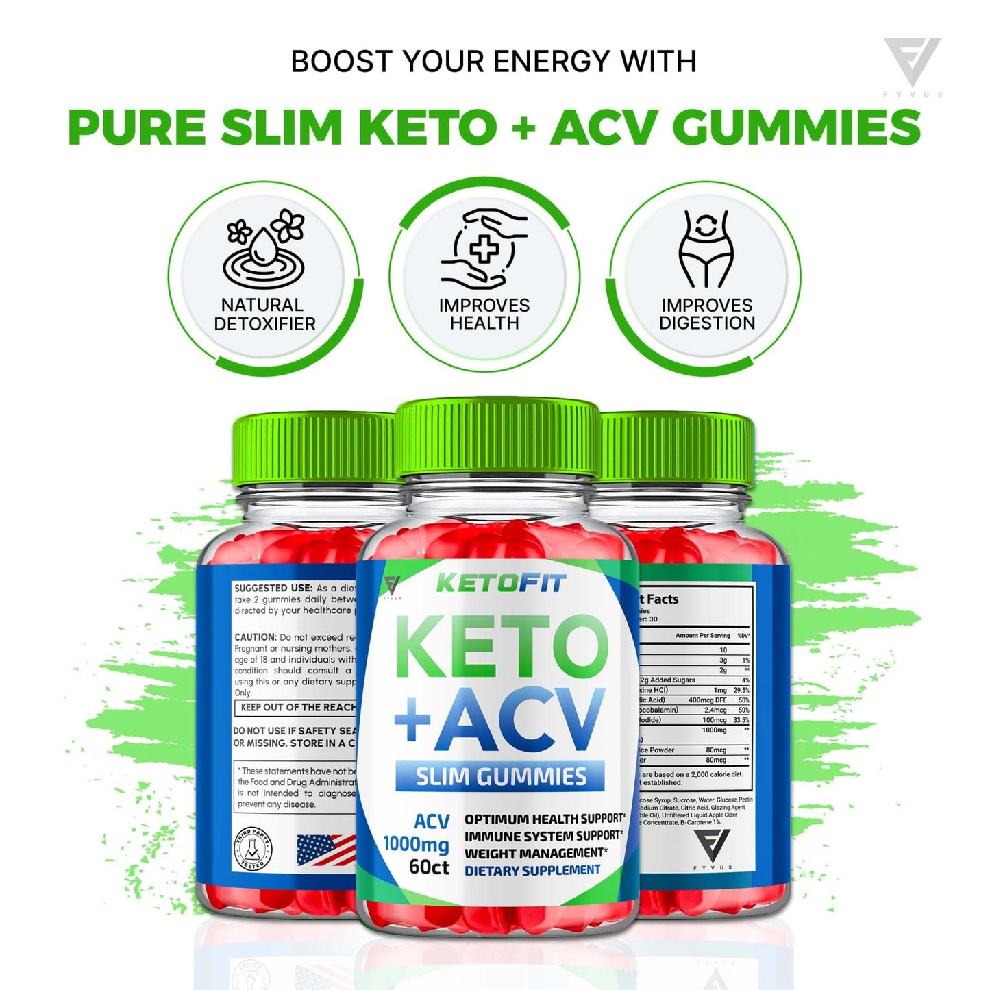 KetoFit - Keto ACV Gummies - Vitamin Place