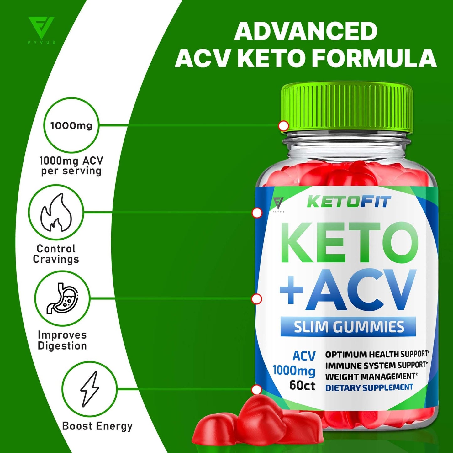 KetoFit - Keto ACV Gummies - Vitamin Place