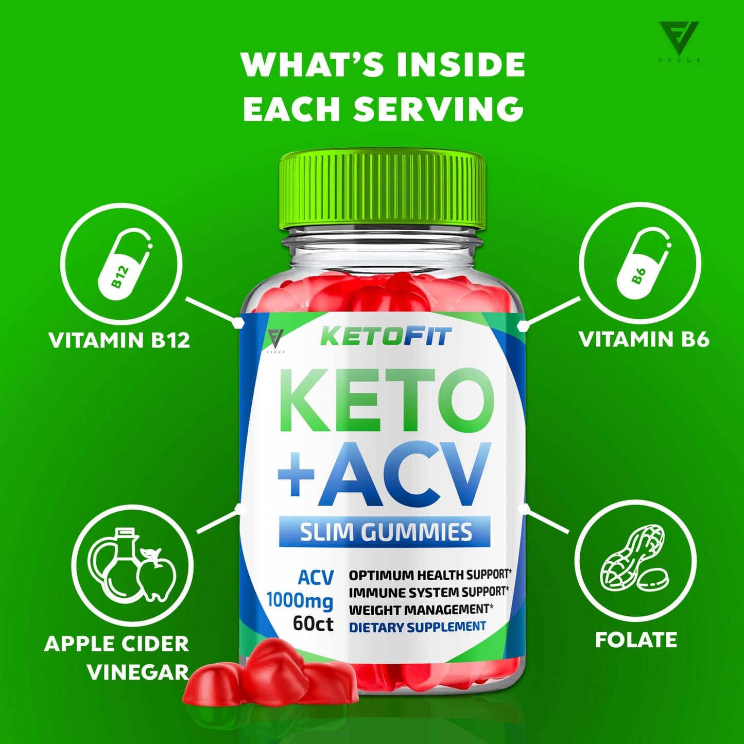 KetoFit - Keto ACV Gummies - Vitamin Place