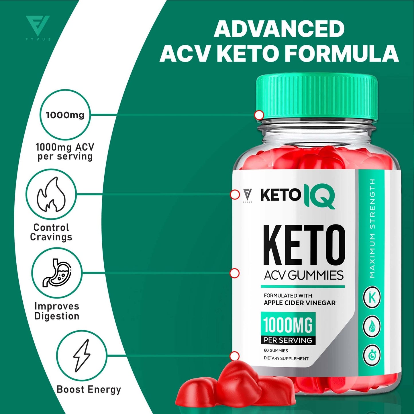 KetoIQ - Keto ACV Gummies - Vitamin Place