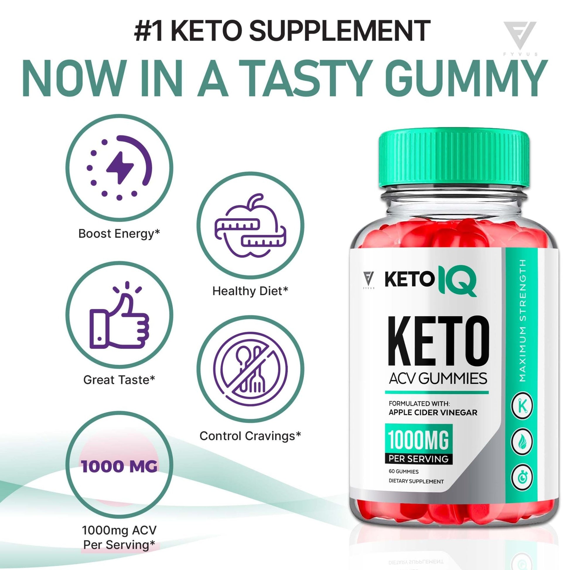 KetoIQ - Keto ACV Gummies - Vitamin Place