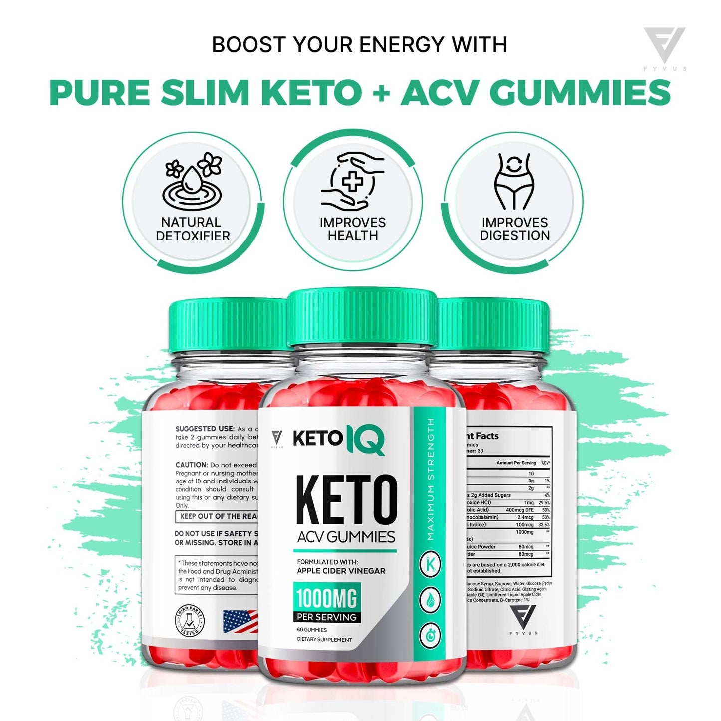 KetoIQ - Keto ACV Gummies - Vitamin Place